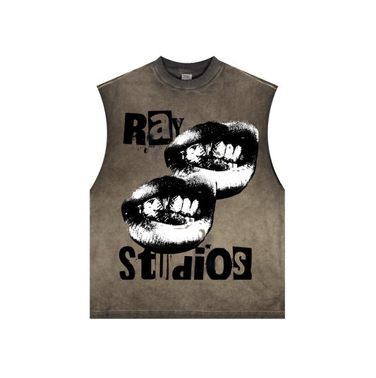 Ray Studios smile tank top
